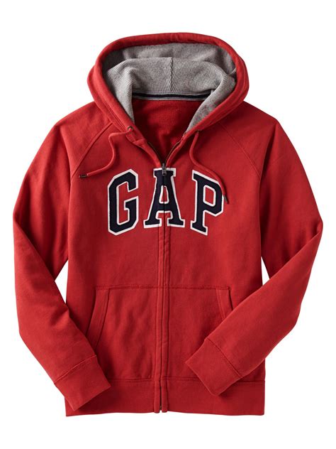 gap zippered hoodie for men.